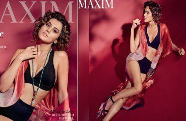 Hot Alert! Taapsee Pannu on Maxim Cover