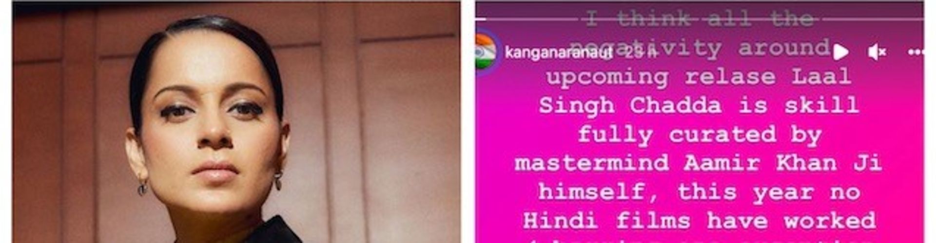 Aamir Khan Is The Mastermind Behind Negativity Around Laal Singh Chaddha Says Kangana Ranaut