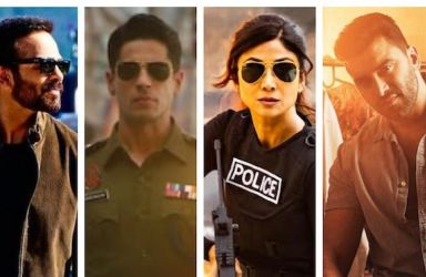 Sidharth Malhotra, Shilpa Shetty And Nikitin Dheer In Action Mode For Indian Police Force