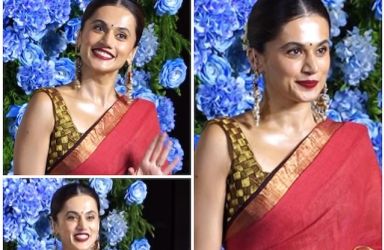 Taapsee Pannu Radiates Joy and Elegance in First Public Appearance Post Wedding