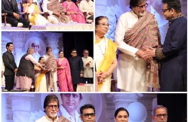 Amitabh Bachchan Honored with the Lata Deenanath Mangeshkar Award