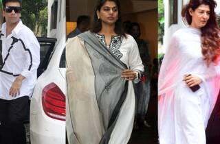 Photos: Bollywood Celebs Pay Last Respects To Areef Patel At His House